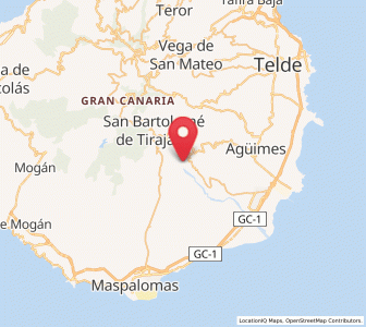 Map of La Sorrueda, Canary Islands