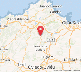 Map of La Sota, Asturias