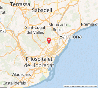 Map of la Teixonera, Catalonia