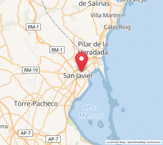 Map of La Tejera, Murcia