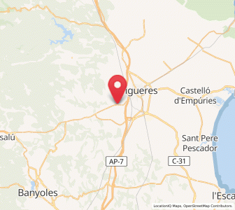 Map of la Timba, Catalonia