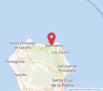 Map of La Tosca, Canary Islands