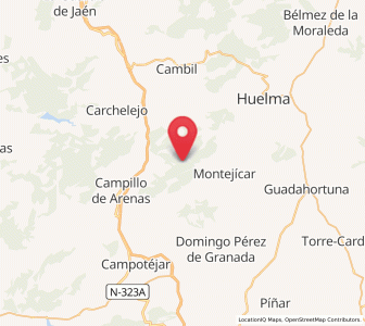 Map of La Umbría, Andalusia