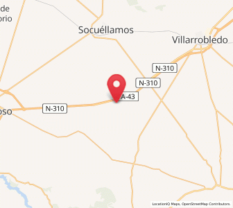 Map of La Urbina, Castille-La Mancha