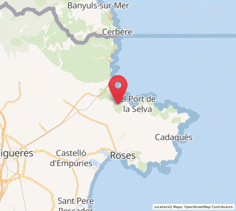 Map of la Vall de Santa Creu, Catalonia