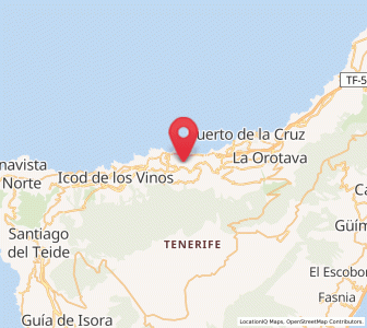 Map of La Vera, Canary Islands