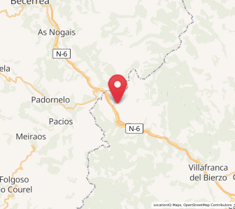Map of Laballós, Castille and León