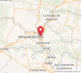 Map of Lacorzana, Basque Country