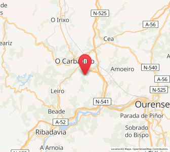 Map of Lago, Galicia