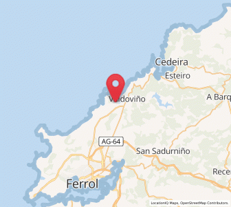 Map of Lago, Galicia