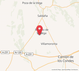 Map of Lagunilla de la Vega, Castille and León