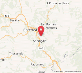 Map of Lama da Vila, Galicia