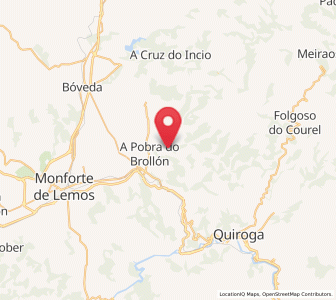 Map of Lamaigrexa, Galicia