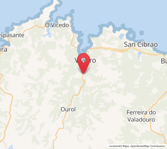 Map of Landrove, Galicia