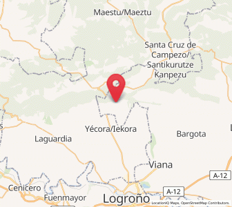 Map of Lapoblación, Navarre