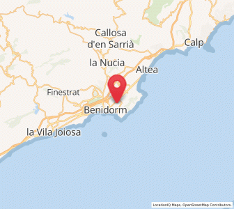 Map of l'Armanella, Valencia