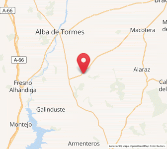 Map of Larrodrigo, Castille and León