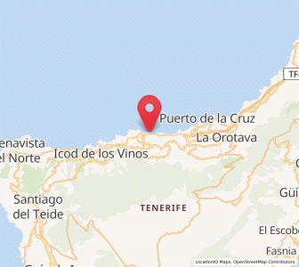 Map of Las Aguas, Canary Islands