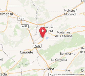 Map of Las Albarizas, Valencia
