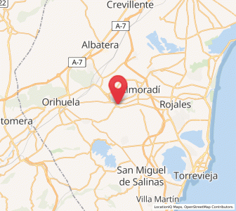 Map of Las Barracas, Valencia