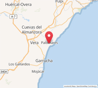 Map of Las Bombardas, Andalusia