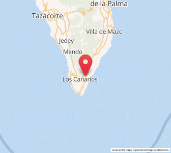 Map of Las Caletas, Canary Islands
