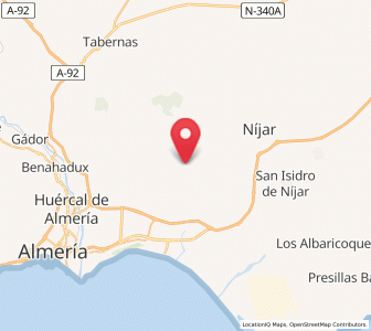Map of Las Cuevas de los Úbedas, Andalusia