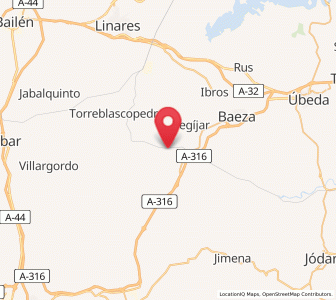 Map of Las Delicias, Andalusia