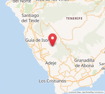 Map of Las Fuentes, Canary Islands