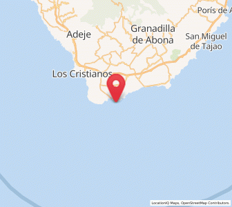 Map of Las Galletas, Canary Islands