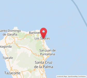 Map of Las Ledas, Canary Islands
