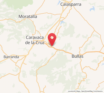 Map of Las Maravillas, Murcia