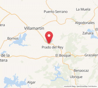 Map of Las Montañas, Andalusia