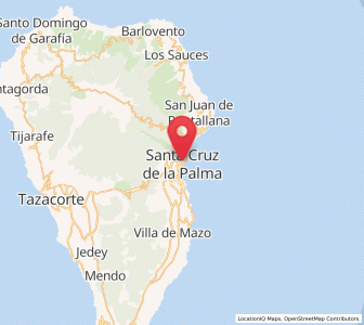 Map of Las Nieves, Canary Islands
