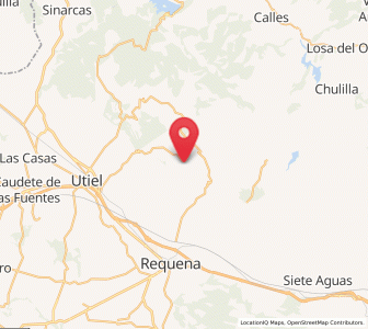 Map of Las Nogueras, Valencia