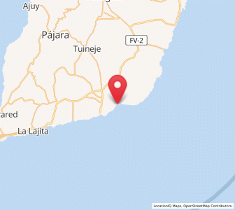 Map of Las Playas, Canary Islands