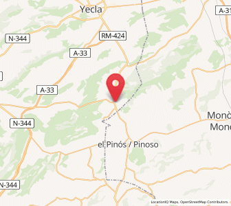Map of Las Quebradas, Murcia
