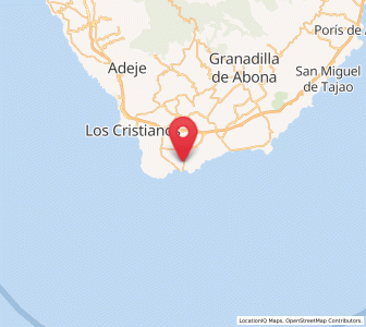 Map of Las Rosas, Canary Islands