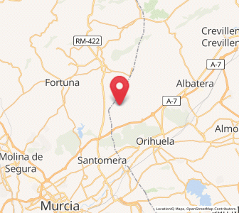 Map of Las Siete Casas, Valencia