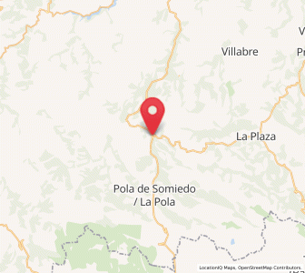Map of Las Viñas, Asturias