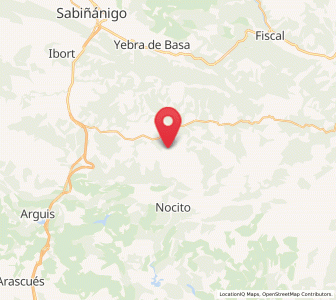 Map of Lasaosa, Aragon