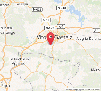 Map of Lasarte, Basque Country