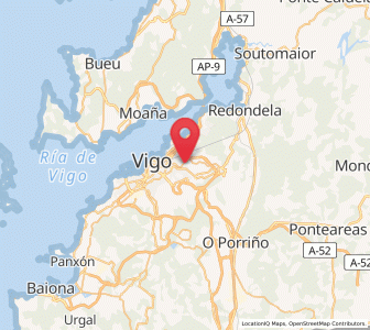 Map of Lavadores, Galicia