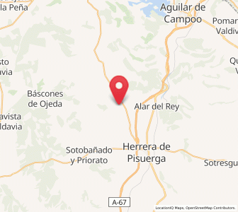 Map of Lavid de Ojeda, Castille and León