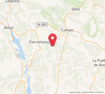 Map of Lavilla, Aragon