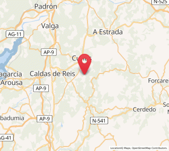 Map of Laxe, Galicia