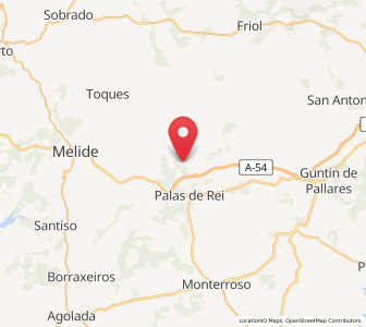 Map of Laya, Galicia