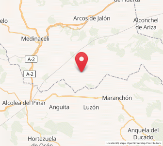 Map of Layna, Castille and León