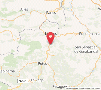 Map of Lebeña, Cantabria