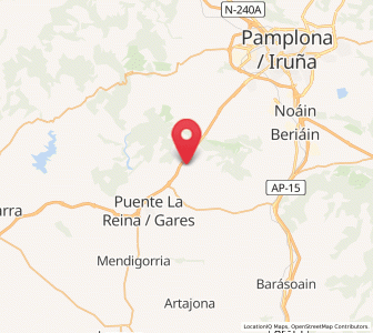 Map of Legarda, Navarre